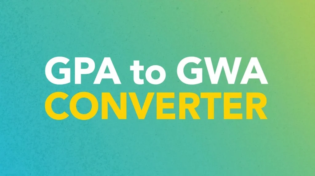 GPA vs GWA